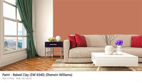 Sherwin Williams Baked Clay SW 6340 Paint Color Codes Similar Paints