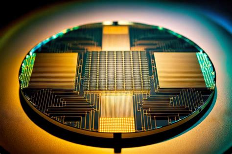 Computer Processor Development Of High Technology Wafer Semiconductor Manufacturing Stock