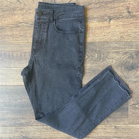 Oak Fort Mens Jeans Slim Fit X Dark Grey Depop