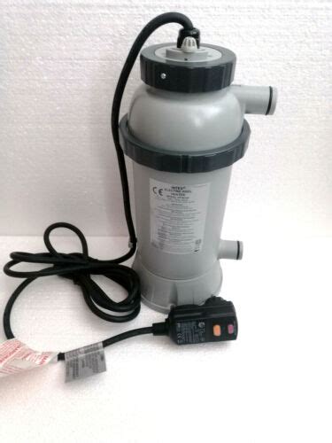 Intex 28684 Electric Water Heater Pool Heater Swimming Pool 3kw 220v Euro Plug Ebay