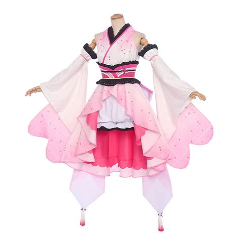 Anime Virtual Youtuber Kizuna Ai Cherry Blossoms In Spring Kimono