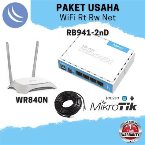 Promo Mikrotik Rb941 2nd Wr840n Full Setting Hotspot Voucher Rt Rw