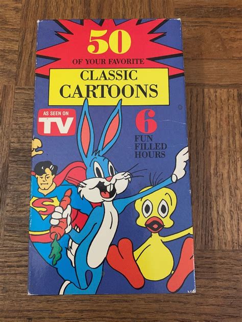 50 Classic Cartoons Vhs Ebay