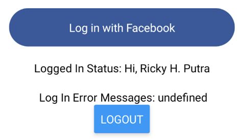 Facebook Logout Png