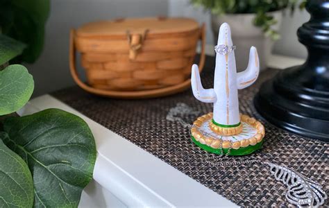 Cactus Ring Holder Diy Do It Yourself