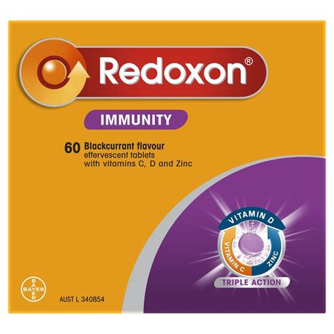 Buy Redoxon Immunity Vitamin C D And Zinc Blackcurrant Flavoured