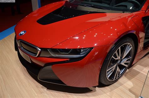 BMW I8 Protonic Red Live Fotos Vom Genfer Autosalon 2016