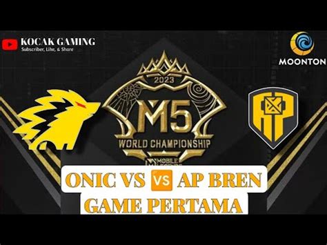 Game Pertama Onic Vs Ap Bren Comeback Is Real Dari Onic Youtube