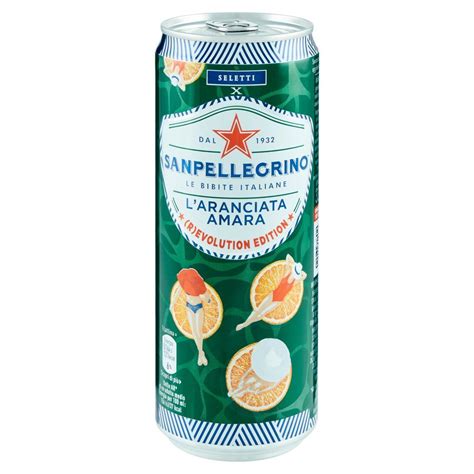 San Pellegrino Bibite Gassate L Aranciata Amara Lattina Everli