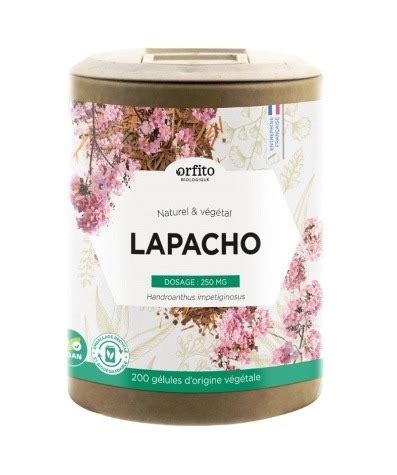 Rappel Consommateur Détail LAPACHO 200 gélules Orfito