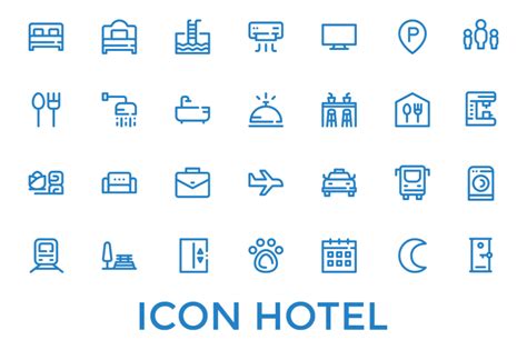 Hotel Amenity Icon By Vintagio On Envato Elements Hotel Amenities