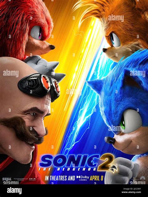 SONIC THE HEDGEHOG 2 Poster In Alto Da Sinistra Knuckles Voce