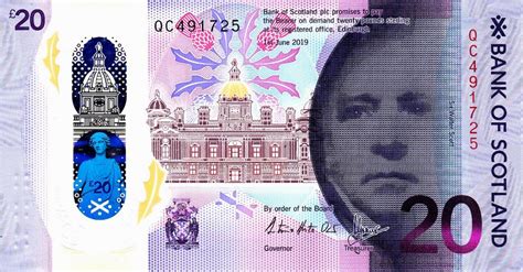 New Scotish Pound Banknotes