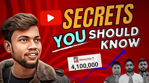 Secrets You Should Know About Manoj Dey Why He Is A Successful