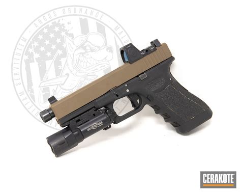 Glock 17 RMR Cut Slide with Glock® FDE | Cerakote