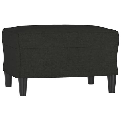 Pouf Poire Repose Pied Noir X X Cm Tissu Yw Tech