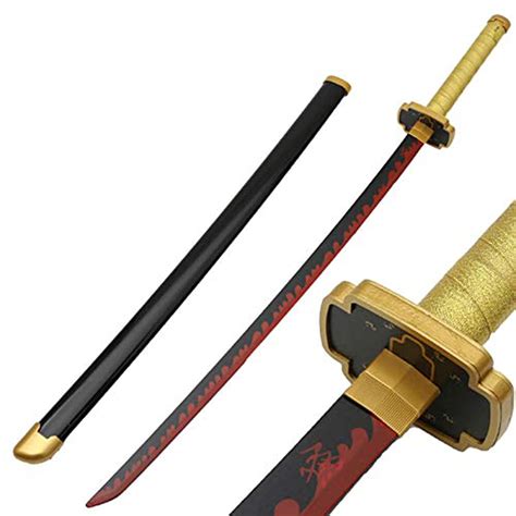 Demon Slayer Blade Cos Wooden Sword Tsugikuni Yoriichi Prop Wooden ...