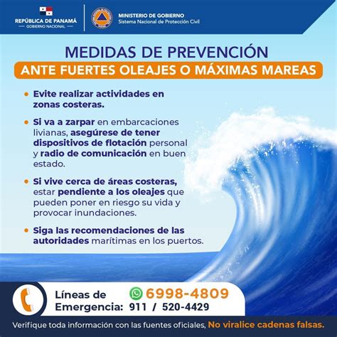 Sinaproc Panama On Twitter Avisodevigilancia Incremento De Oleajes En El Mar Caribe Hasta