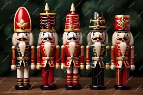 Premium Photo | Painted wooden toy soldiers on a textured backdrop