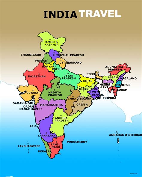 Travel to India Maps