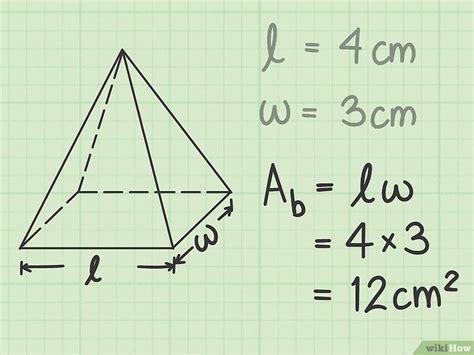 Das Volumen Einer Pyramide Berechnen Schritte Mit Bildern Wikihow