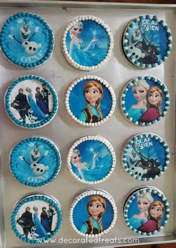 Frozen Theme Cupcakes