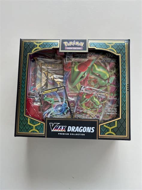 Mavin Pokémon TCG Sealed Box Vmax Dragons Premium Collection Rayquaza