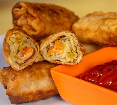 Shrimp And Cabbage Egg Rolls Sweet Peas Kitchen