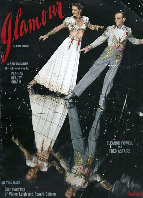 Glamour Magazine Eleanor Powell And Fred Astaire In Broadway Melody Of