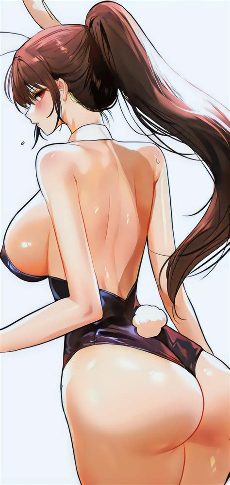 Haremhouse2024 Hari S Mother Seo Nari Highres 1girl Ass Blush Breasts Brown Hair Female