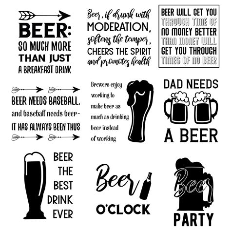 63 Svg Beer Quotes Bundle Funny Alcohol Sayings Beer Mug Drinking Craft Beer Svg Png Jpeg