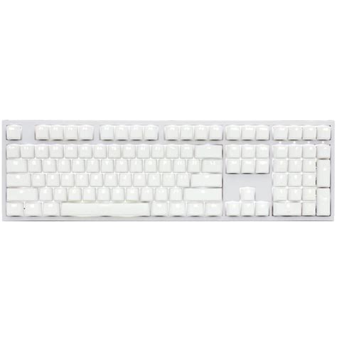 Ducky Channel One Backlit White Colour Cherry Mx Speed Silver