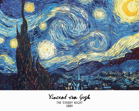 Starry Night Van Gogh Exhibition Poster Pineapple Licensing