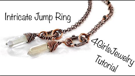 Jewelry Making Intricate Jump Ring Youtube