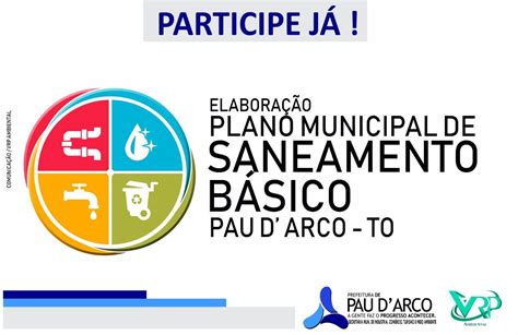 Elabora O Plano Municipal De Saneamento Basico De Pau D Arco To