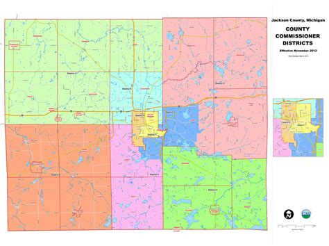 Jackson County Michigan Map Anetta Mathilda