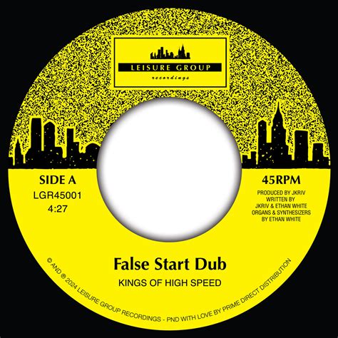 False Start Dub B W High Speed Dubbin Kings Of High Speed JKriv