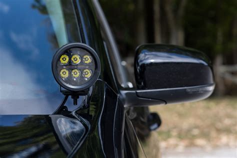 Cumberland Customs Led Light Kit Ditch Mount 2 Inch Black Pair White Drl Jeep Kl 14 21 Rough