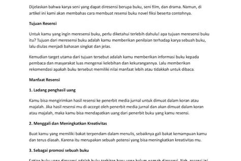 Contoh Kelebihan Dan Kekurangan Novel Apa Yang Harus Diketahui