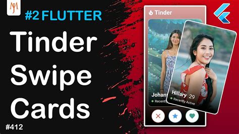 Flutter Tutorial Tinder Swipe Cards The Right Way 2 2 Flutter Dating App Ui Youtube