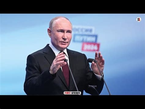 Russie Vladimir Poutine R Lu Pour Un I Me Mandat Youtube