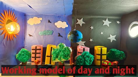 Day And Night Working Modeleasy Science Project School Project For