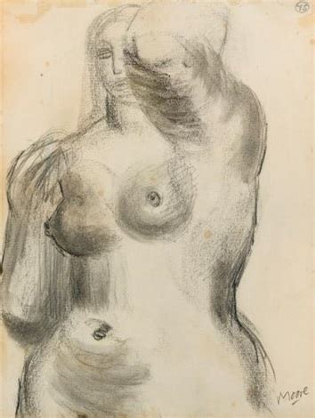 Half Length Female Nude By Henry Moore On Artnet
