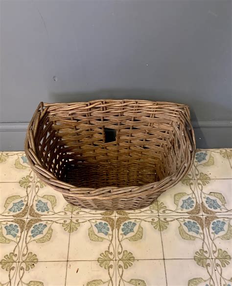 Vintage Wicker Bicycle Basket Bowden Knight