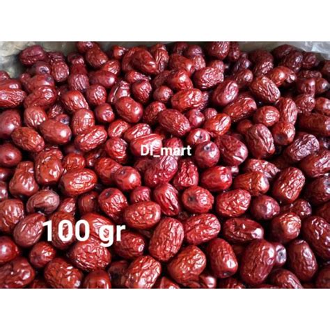 Jual Angco Ang Co Kurma Merah Kurma China Red Dates 100 Gr