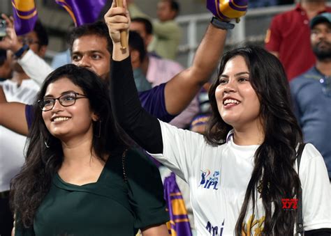 Kolkata Fans Cheer During The Ipl 2023 Match Between Kkr And Lsg