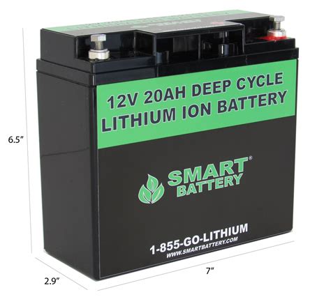 12V 20AH Lithium Ion Battery | Chargers and Voltmeters | Smart Battery