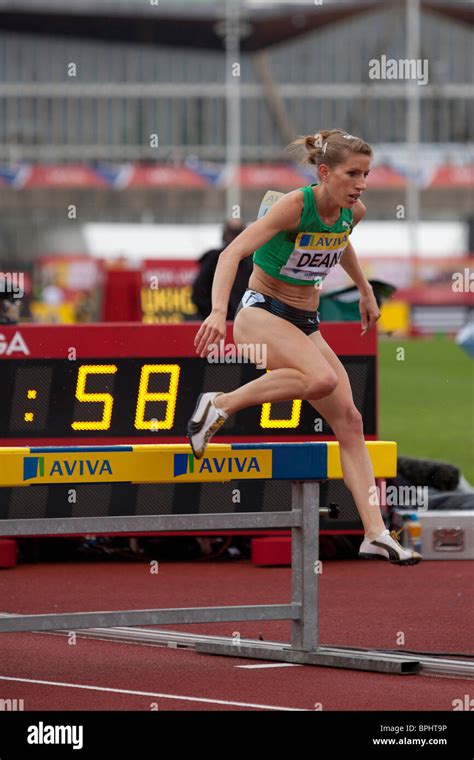 Hattie Dean 3000m Steeplechase Womens Race At Aviva London Grand Prix