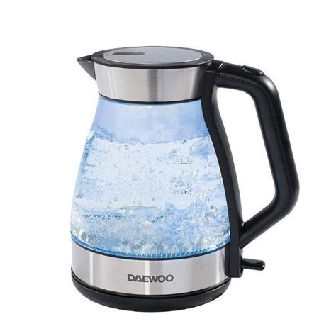 Daewoo Sda Illuminating Led Glass Kettle With Degree Rotational