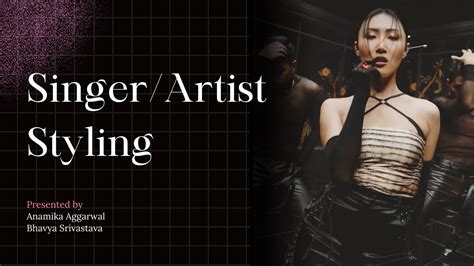 singer  artist styling  behance